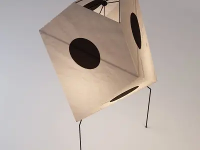 Vitra Akari UF3-Q  3D model