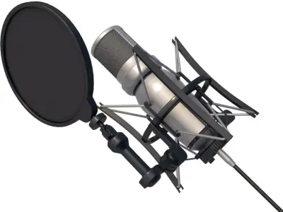 Studio Microphone 3D model
