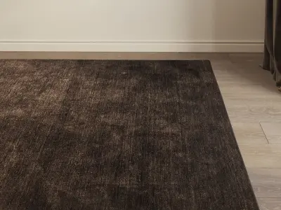 Carpet set 3129 - Wool Brown Rug - 4k 3D model