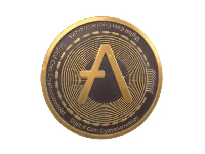 Aave Coin v2 002 3D model
