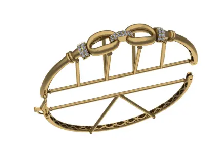 jewelry  5 Bracelet  pipe - cylindre 3D print model