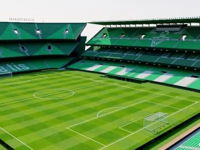 Estadio Benito Villamarin - Real Betis Sevilla Low-poly 3D model