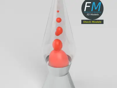 Lava lamp 3D model order
