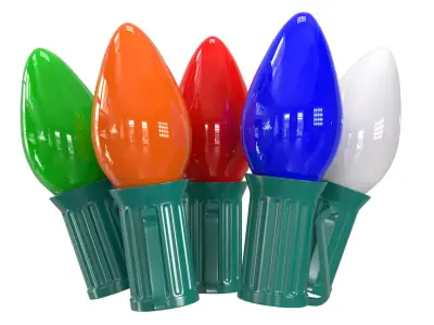 Christmas Light PBR 3D model