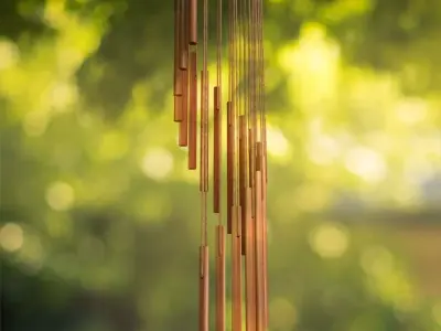 Metal Wind Chime 3D model