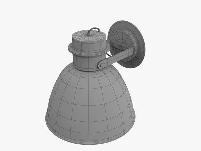 Light Heimelig Wandlampe Metall Grau 3D model