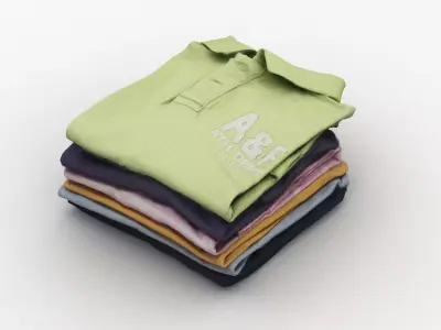 Polo Shirts 2 3D model