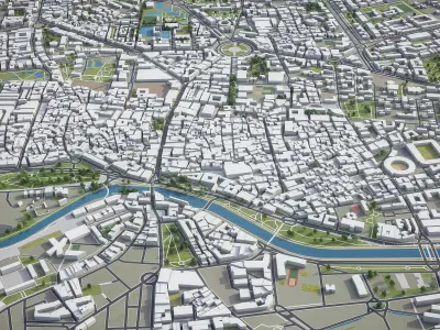 Murcia  Low-poly 3D model