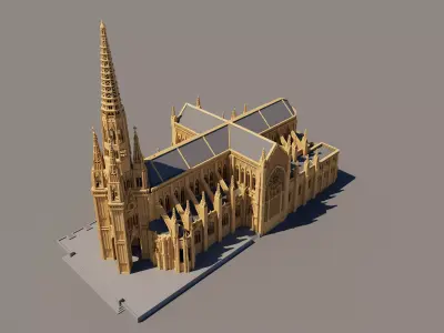 El Buen Pastor San Sebastian 3D model