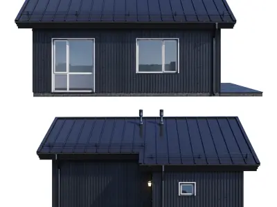 Modern house v83 3D model