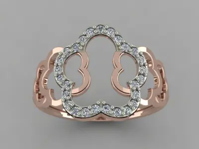 Light ring 3D print model get
