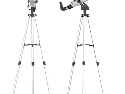 Telescope Sigeta Crux  Low-poly 3D model