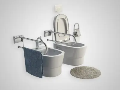 Toilet Pack 3D model
