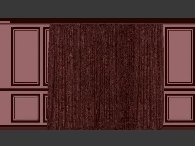 Curtain Set 259 3D model