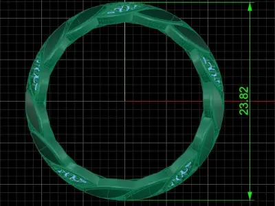 Jewelry ring 326 3D print model purchase