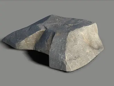 Mountain Rock 06 Low-poly 3D model