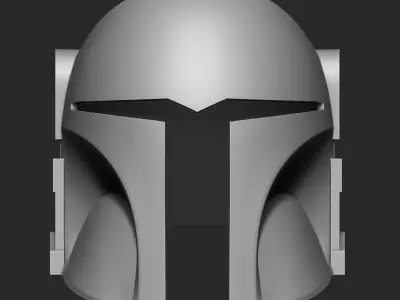Mandalorian helmet star wars 3D print model