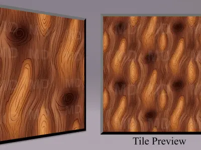 Cartoon Wood Textures Pack 06 - 10x PNG  Texture