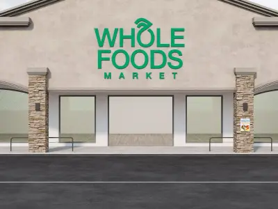 Gruwcreation Whole Food Market Low-poly 3D model