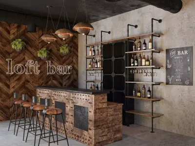 Loft Bar Collection 3 3D model