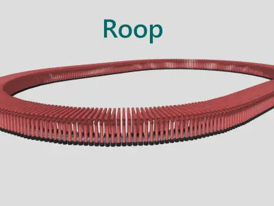 thousand Torii Road set 3D model