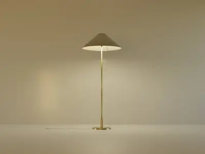Floor Lamp Classic Low-poly 3D model