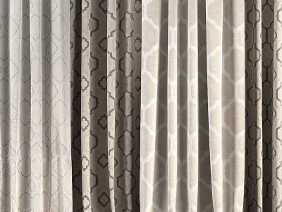 Curtain Set 46 3D model