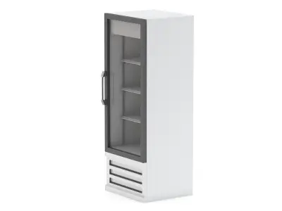 Display Refrigerator with Swing Glass Door 3D model