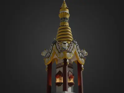 Hindu Temples Collection 3D Model Pack