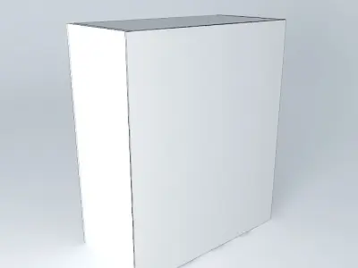 Cabinets wooden cabinet with two doors Free 3D model