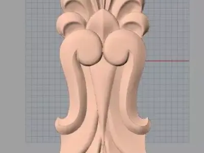3D carved model furniture 3D design used for artcam aspire E845 3D model