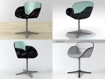 Trance Swivel Chair 3D model