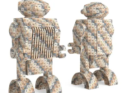 Robot Toy 3D model purchase
