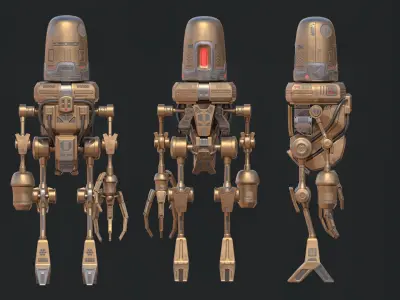 Robot Sci Fi Model 3D model