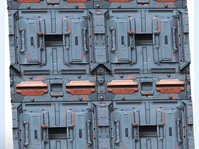Sci-FI Seamless Texture Texture 10