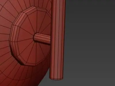 Equalizer Collection four balls hanging from chain 3D model