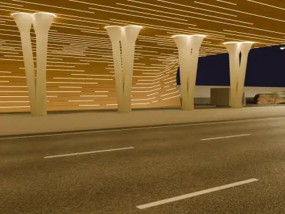 Al-Arabiya Bridge  3D model