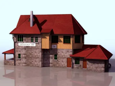 Homes and buildings 3D model