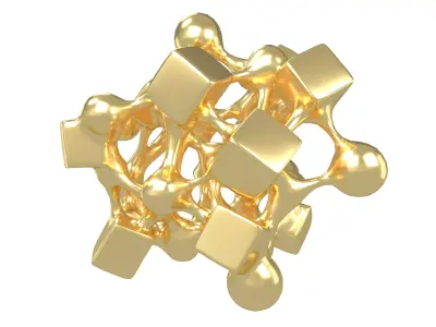 Abstract Shape v44 001 Low-poly 3D model