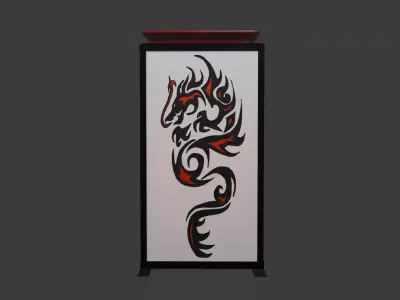 Dragons Wax Warmer Low-poly 3D model