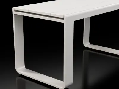 Gandia Blasco Flat bench 3D model