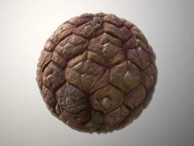 Material Skin Monster 28 Seamless PBR Texture Texture