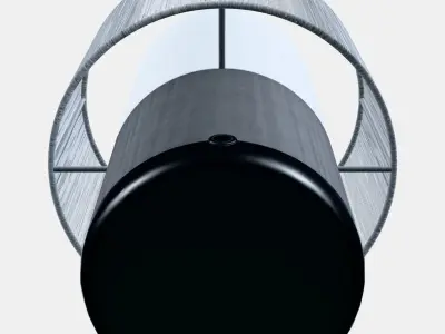 SYMFONISK Speaker lamp w Wi-Fi textile shade 1 Low-poly 3D model