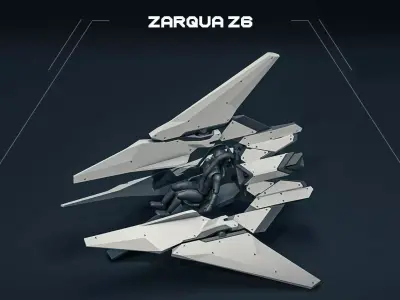 ZARQUA aircraft  3D print model
