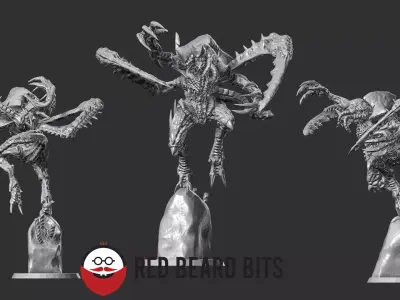 Xenoteras Lurker 3D print model