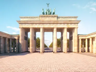 Brandenburg Gate  Brandenburger Tor   3D model