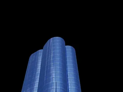Hudson Yards 15 - NYC Low-poly 3D model
