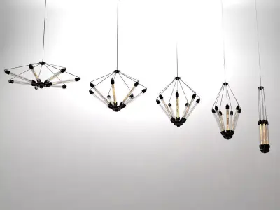 Kroon pendant light 3D model