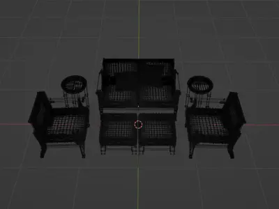Outdoor furniture Free 3D model