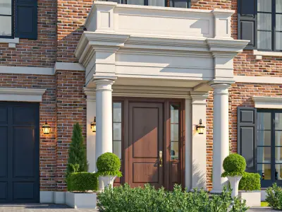 Modern Classic house 2 3D model